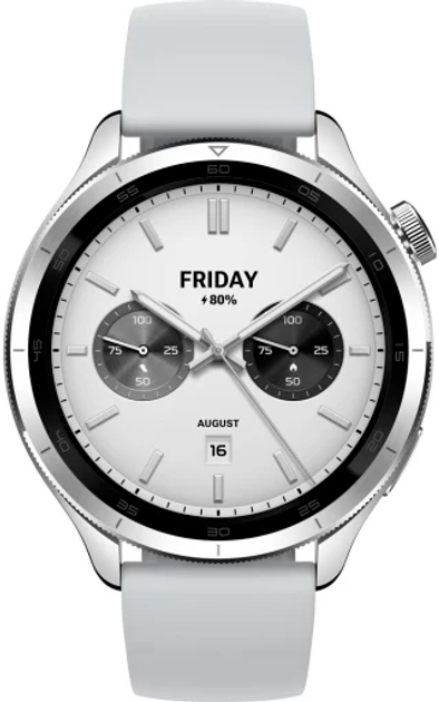 Смарт-часы Xiaomi Watch S4 Silver (BHR9197GL)