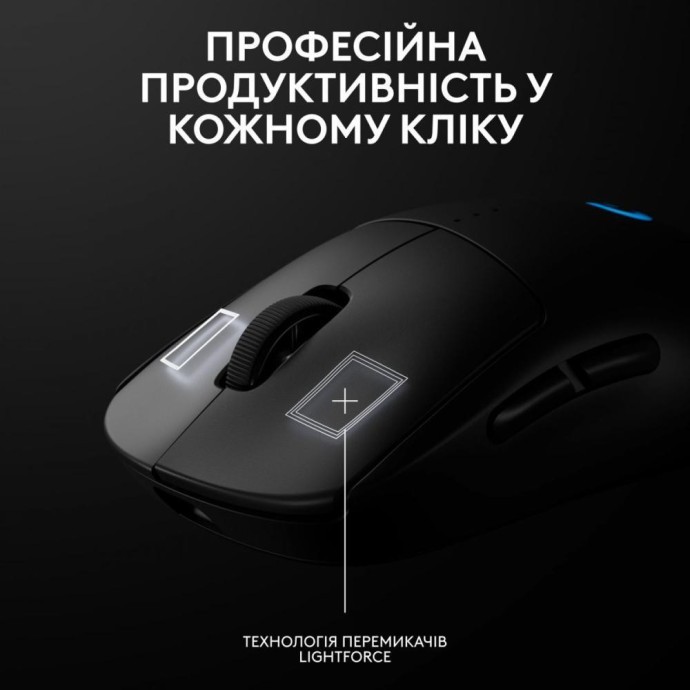 Мышь Logitech PRO 2 Lightspeed Black (910-007295)  Фото №3