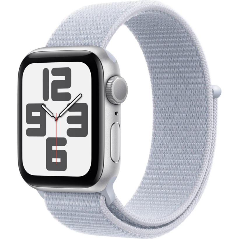 Смарт-часы Apple Watch SE 2 GPS 40mm Silver Aluminium Case w. Blue Cloud Sport Loop (MXEE3)