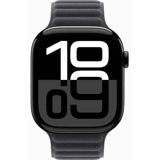 Смарт-часы Apple Watch Series 10 GPS 46mm Jet Black Alu. Case w. Black Magnetic Link - M/L (MWX13+MXY03)