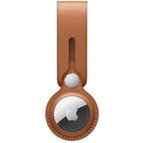 Чехол для поискового брелка Apple AirTag Leather Loop Saddle Brown (MX4A2)