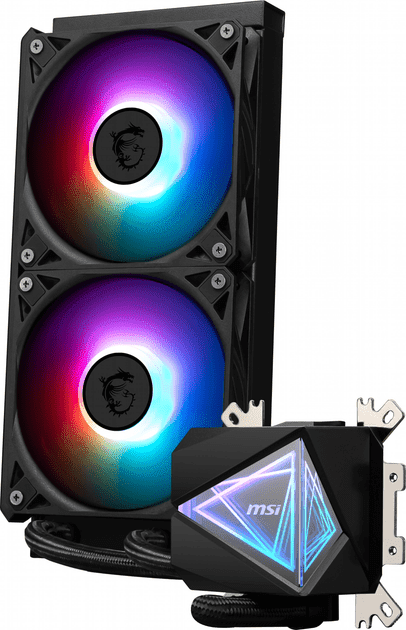Водяное охлаждение MSI MAG CoreLiquid I240 Black  Фото №5