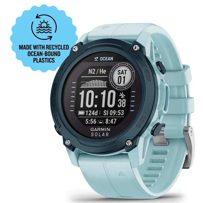 Смарт-часы Garmin Descent G1 Solar Ocean Edition (010-02604-04)  Фото №0