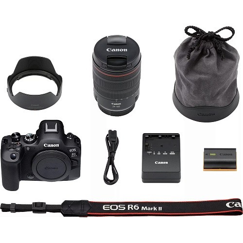 Бездзеркальний фотоапарат Canon EOS R6 Mark II kit (24-105mm)L IS (5666C029)  Фото №9