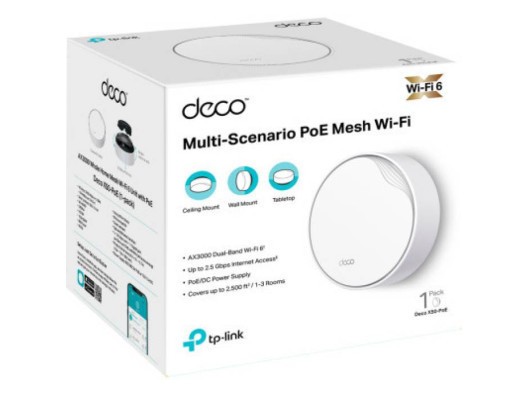 Mesh-система TP-Link Deco X50 PoE 3-Pack  Фото №6