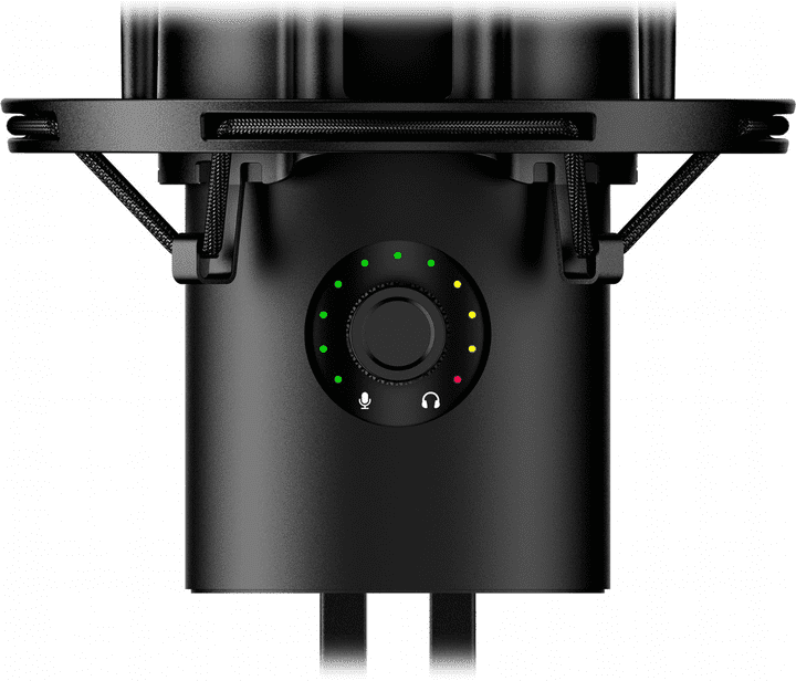 Микрофон для ПК/ для стриминга, подкастов HyperX QuadCast 2 S Black RGB (9A273AA)  Фото №3