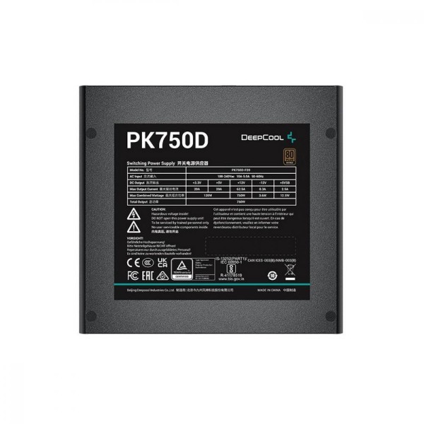 Блок питания Deepcool PK750D (R-PK750D-FA0B)  Фото №1