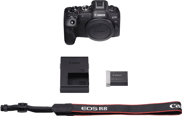 Беззеркальный фотоаппарат Canon EOS R8 Body + Mount Adapter EF-EOS R  Фото №6