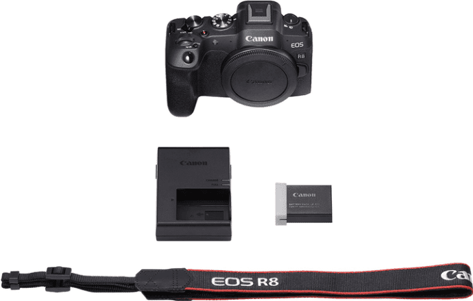 Беззеркальный фотоаппарат Canon EOS R8 Body + Mount Adapter EF-EOS R  Фото №6