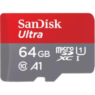 Карта пам'яті SanDisk 64 GB microSDXC UHS-I A1 Class 10 Ultra (SDSQUAB-064G-GN6MA) 