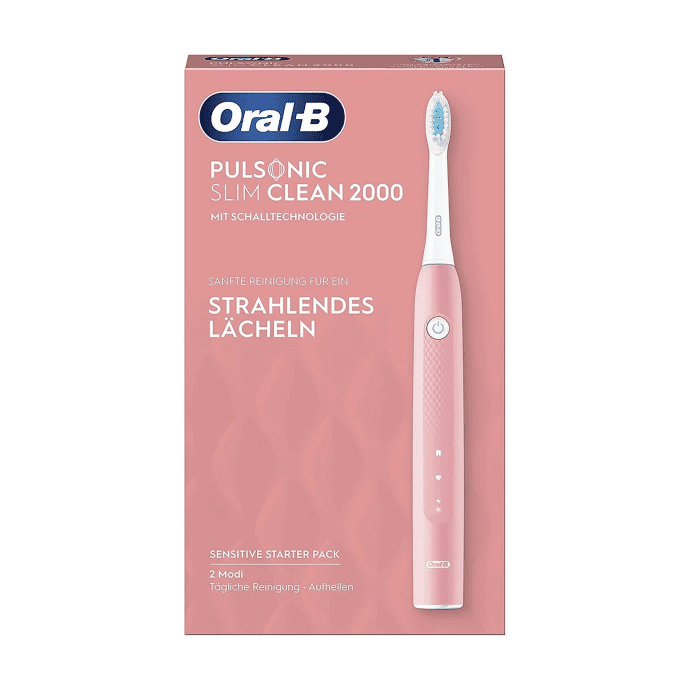 Электрическая зубная щетка Oral-B Pulsonic Slim Clean 2000 Pink  Фото №0