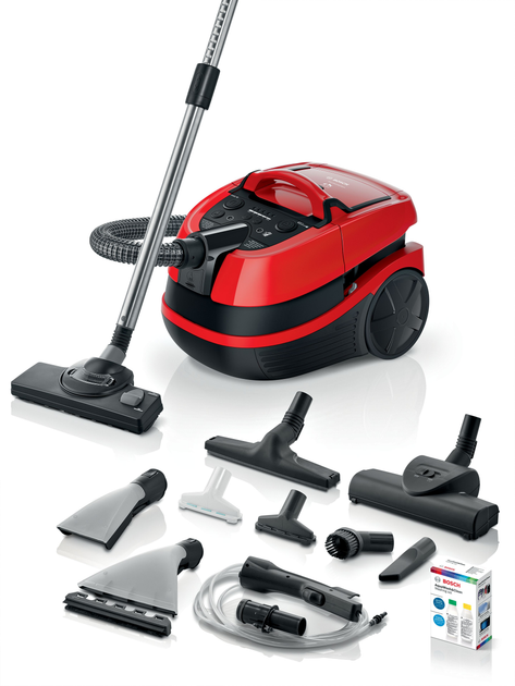 Пылесос моющий с аквафильтром Bosch Serie 4 BWD421PET