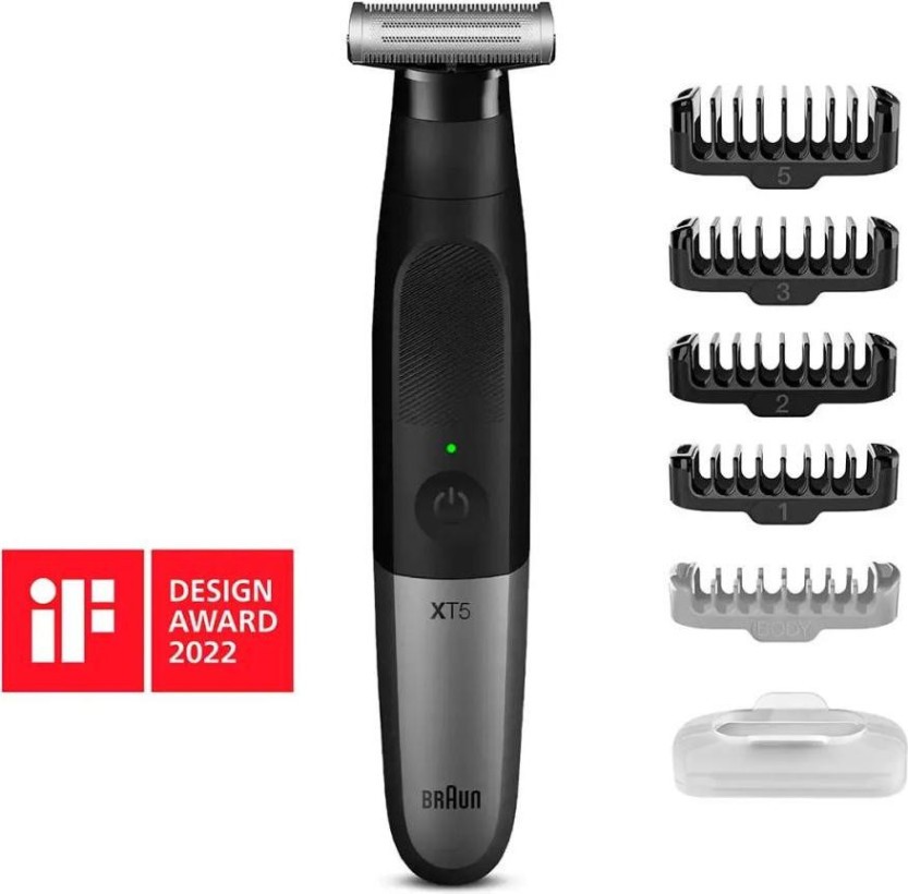 Тример для бороди та вусів/ Тример для тіла (бодігрумер) Braun Series X XT5100  Фото №1