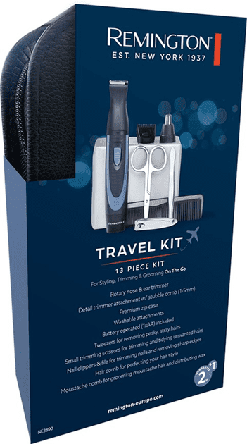 Тример для бороди та вусів Remington NE3890 Travel Kit (43327560100)  Фото №10
