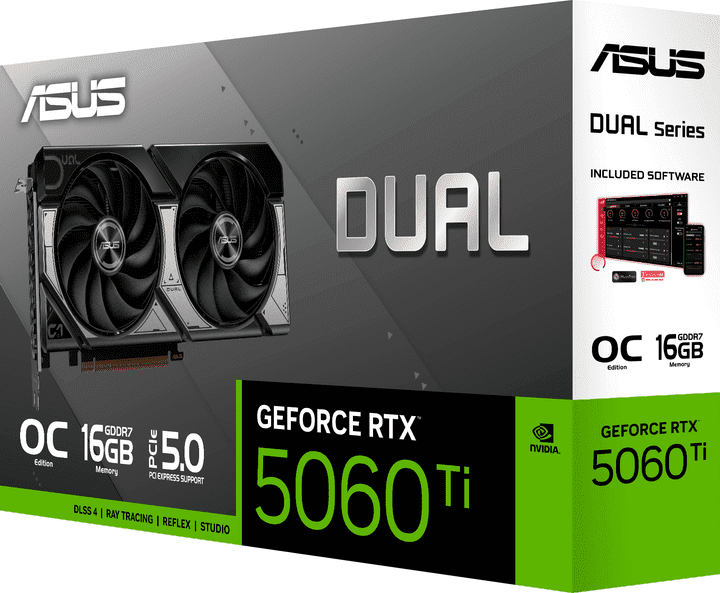 Видеокарта ASUS DUAL-RTX5060TI-O16G  Фото №5