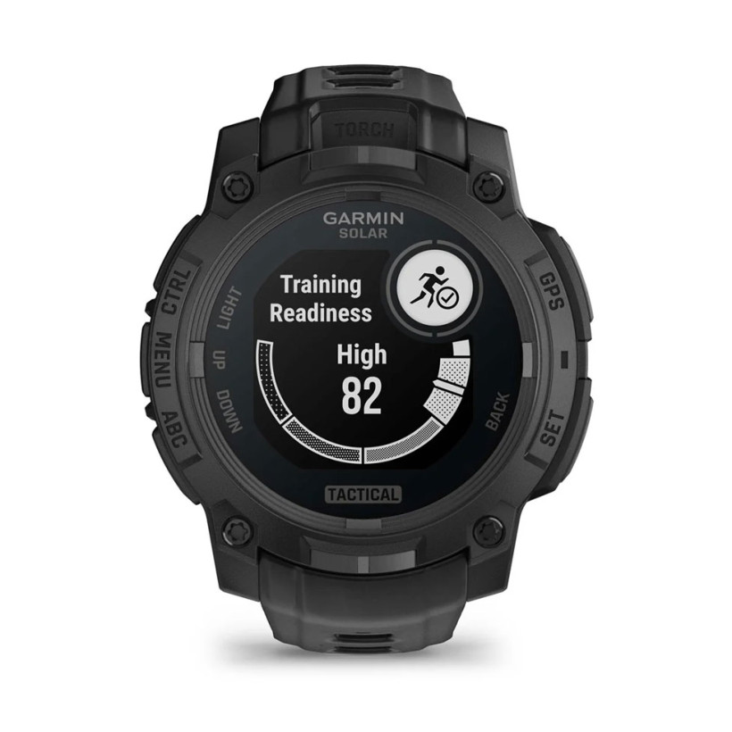Смарт-часы Garmin Instinct 3 45mm Solar Tactical Edition Black with Black Band (010-02934-50)  Фото №5