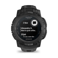 Смарт-часы Garmin Instinct 3 45mm Solar Tactical Edition Black with Black Band (010-02934-50) 