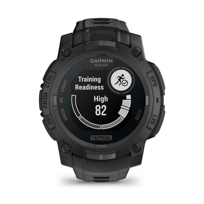 Смарт-часы Garmin Instinct 3 50mm Solar Tactical Edition Black with Black Band (010-02935-50)  Фото №4