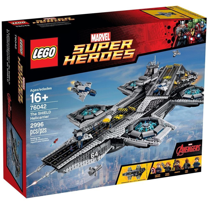 Блоковий конструктор LEGO Авіаносець Месників (76042)  Фото №0