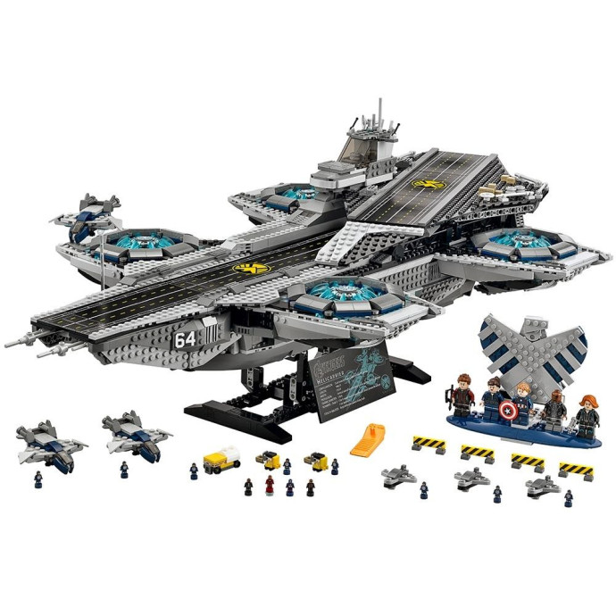 Блоковий конструктор LEGO Авіаносець Месників (76042)