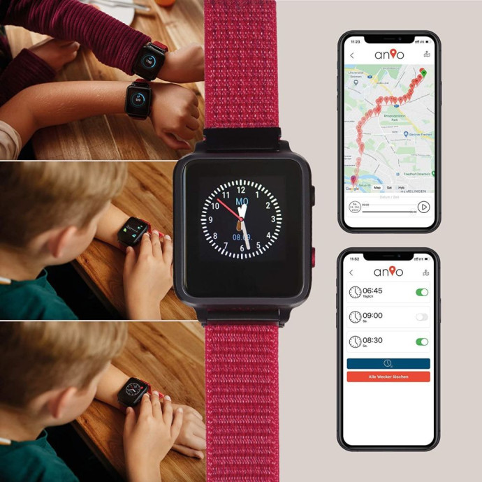 Детские умные часы Smart Watch Anio 5 Blue  Фото №2