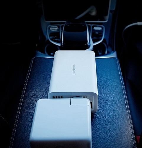 Перетворювач (інвертор) DC-AC Lydsto Car Inverter Standard 12V To 220V 100W (YM-CZNBQ01)  Фото №4