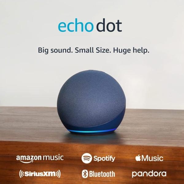 Smart колонка Amazon Echo Dot (5th Generation) Deep Sea Blue  Фото №0