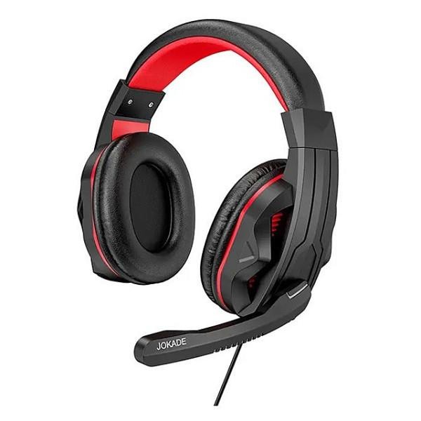 Наушники с микрофоном JOKADE JD013 Black/Red  Фото №0