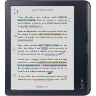 Электронная книга с подсветкой Kobo Libra Colour Black (N428-KU-BK-K-CK) 