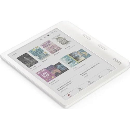 Электронная книга с подсветкой Kobo Libra Colour White (N428-KU-WH-K-CK)  Фото №5