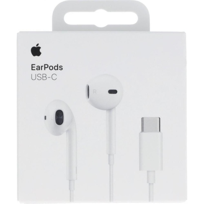 Навушники з мікрофоном Apple EarPods with USB-C White (MYQY3)  Фото №6