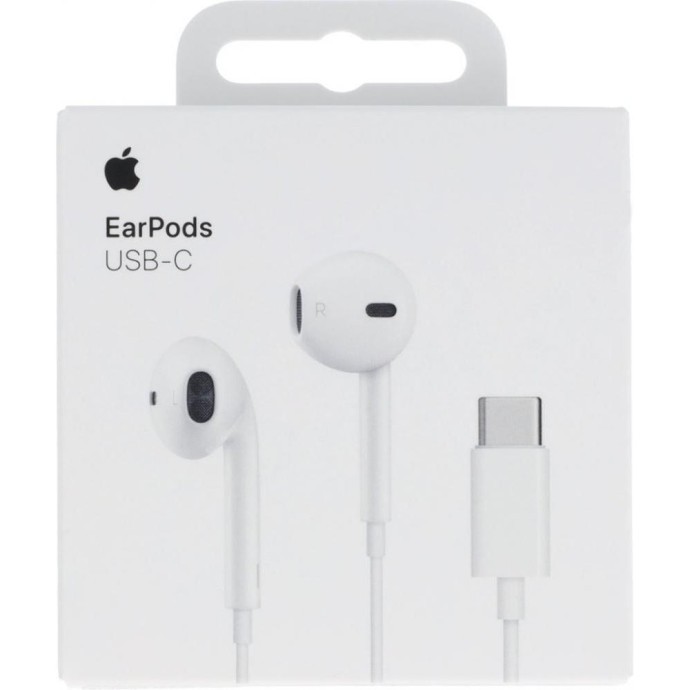 Навушники з мікрофоном Apple EarPods with USB-C White (MYQY3)  Фото №12