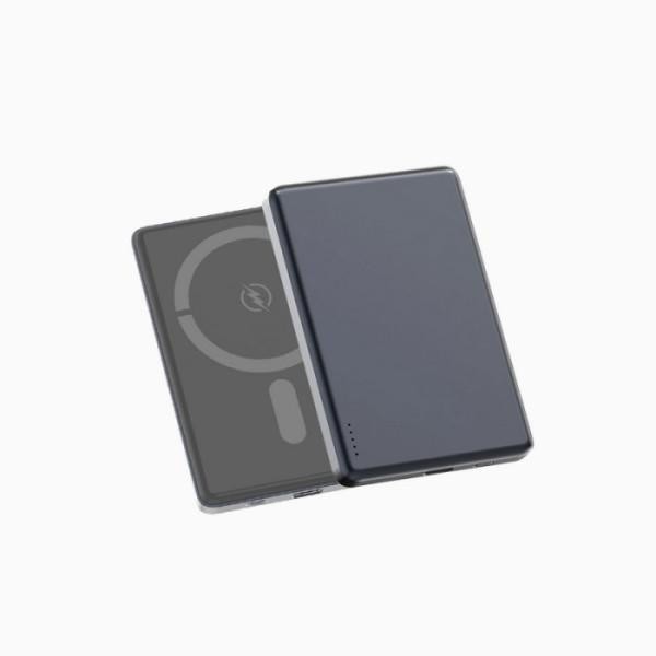 Внешний аккумулятор (Power Bank) ASPOR A381 Magnetic Wireless 5000mAh Blue  Фото №2