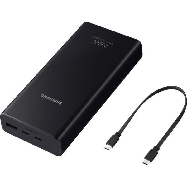 Внешний аккумулятор (павербанк) Samsung Power Bank 20000mAh Black (EB-P5300XJRGRU)  Фото №4
