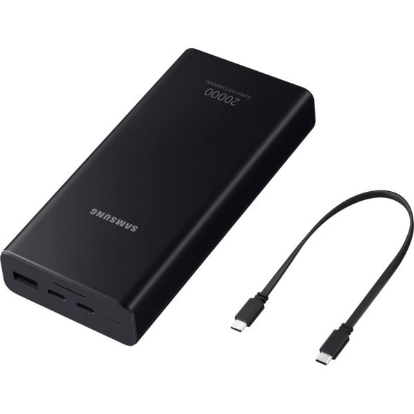 Внешний аккумулятор (павербанк) Samsung Power Bank 20000mAh Black (EB-P5300XJRGRU)  Фото №8