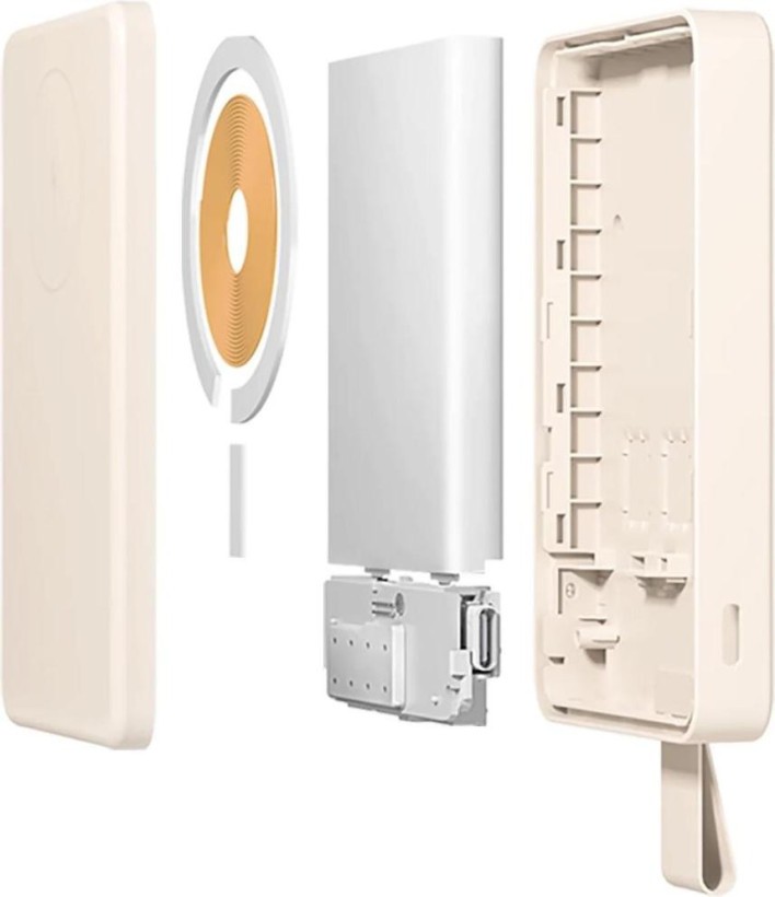 Внешний аккумулятор (павербанк) Xiaomi 6000mAh 15W Magnetic White (BHR9074GL)  Фото №18