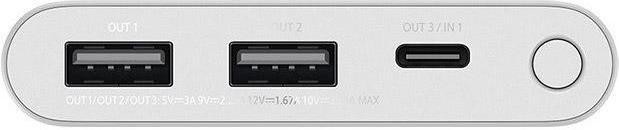 Внешний аккумулятор (павербанк) Xiaomi Mi Power Bank 3 10000mAh 22.5W Silver (BHR5078CN, 33845)  Фото №1