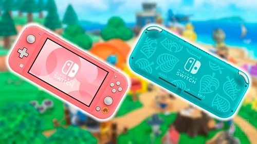 Портативная игровая приставка Nintendo Switch Lite Animal Crossing: New Horizons Timmy &amp; Tommy Aloha Edition  Фото №5