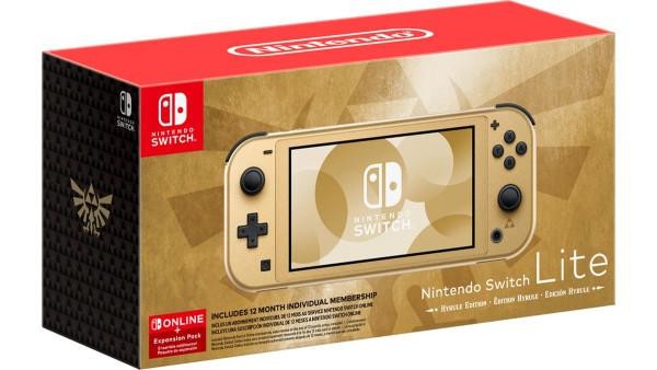 Портативная игровая приставка Nintendo Switch Lite Hyrule Edition (0045496453893)  Фото №6