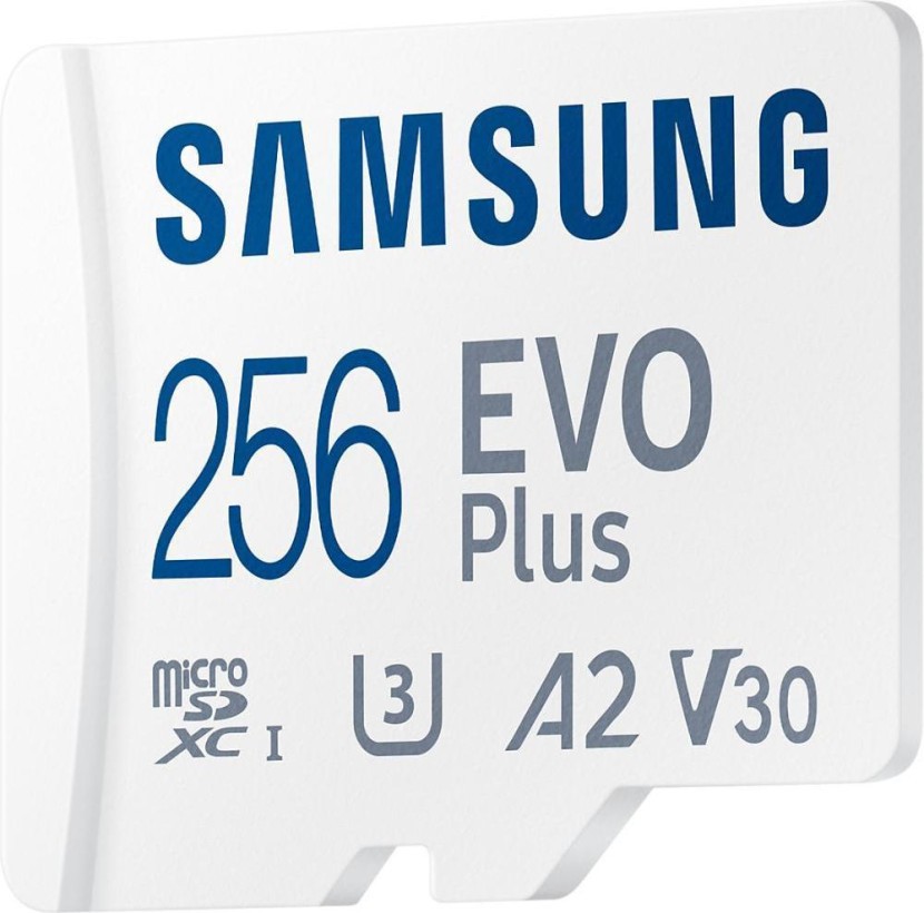 Карта памяти Samsung 256 GB microSDXC Class 10 UHS-I U3 EVO Plus + SD Adapter (MB-MC256SA)  Фото №2