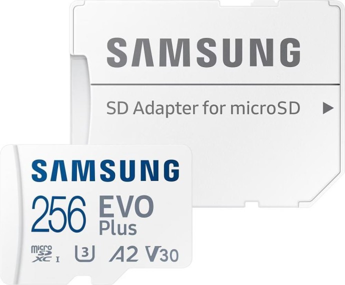 Карта памяти Samsung 256 GB microSDXC Class 10 UHS-I U3 EVO Plus + SD Adapter (MB-MC256SA)