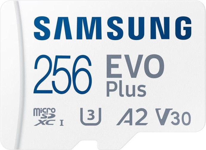 Карта памяти Samsung 256 GB microSDXC Class 10 UHS-I U3 EVO Plus + SD Adapter (MB-MC256SA)  Фото №1