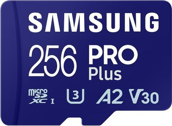 Карта памяти Samsung 256 GB microSDXC UHS-I U3 V30 A2 PRO Plus (2021) MB-MD256KA  Фото №1