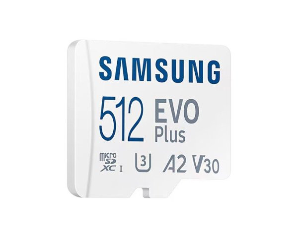 Карта памяти Samsung 512 GB microSDXC Class 10 UHS-I U3 V30 A2 EVO Plus + SD Adapter (MB-MC512SA)  Фото №10