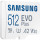 Карта памяти Samsung 512 GB microSDXC Class 10 UHS-I U3 V30 A2 EVO Plus + SD Adapter (MB-MC512SA)  Фото №2