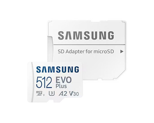 Карта памяти Samsung 512 GB microSDXC Class 10 UHS-I U3 V30 A2 EVO Plus + SD Adapter (MB-MC512SA)  Фото №11