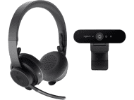 Веб-камера Logitech Brio 4K Webcam & Zone Wireless Headset (991-000344) 