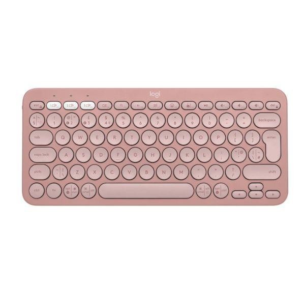 Клавиатура Logitech Pebble Keys 2 K380s Tonal Rose (920-011755)  Фото №0