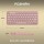 Клавиатура Logitech Pebble Keys 2 K380s Tonal Rose (920-011755)  Фото №8