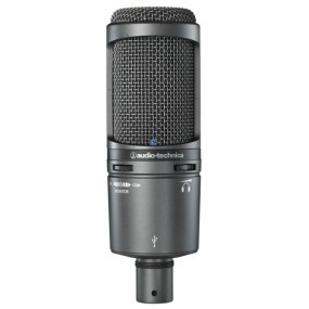 Микрофон студийный/ для ПК Audio-Technica AT2020USB+